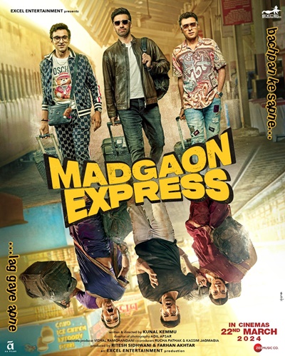 Madgaon Express 2024 Hindi ORG HDRip 480p 400MB 720p 1GB ESubs